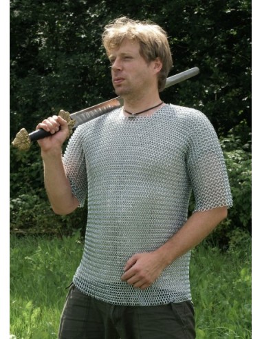 Kurzärmliges Mesh-Shirt - Zetan Medieval Store- Kettenhemd