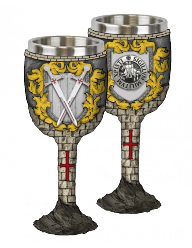 Chalice Cup Templar Castle by Zetan Medieval Online store in Chalice and cups