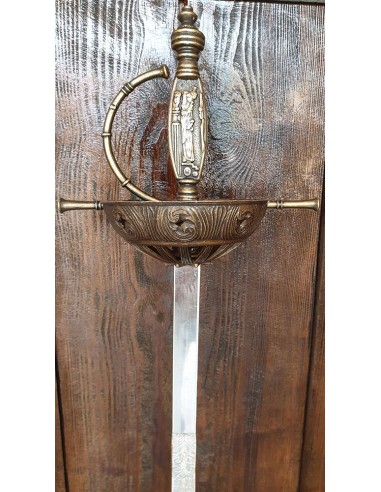 Espada De Tigela Espanhola Do Século Xvii (106 Cm) por Zetan Medieval Espadas Históricas compre online