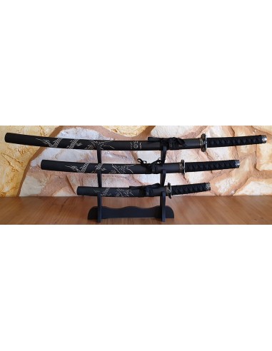 Katana, Wakizashi and Tanto set - Zetan Medieval Store- Decorative katanas to buy online