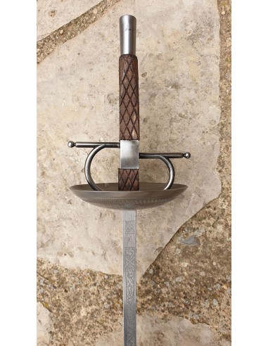 Folha Espanhola Rústica Gravada 102 Cm por Zetan Medieval Floretes compre online