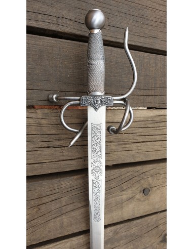 Épée Colada Cid 56 Cm pour les mariages, cadeaux et cérémonies fabriqués à Tolède par Zetan Medieval Espadas Toledanas