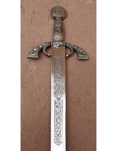 Épée Grande Capitaine 56 Cm pour les mariages, cadeaux et cérémonies fabriqués à Tolède par Zetan Medieval Espadas Toledanas