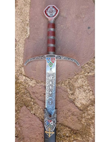 Espada Robin Hood Decorada 105 Cm Com Bainha por Zetan Medieval Espadas Históricas compre online