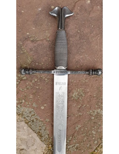 Charles V Sword Rustic 103 Cm for Weddings and Ceremonies made in Toledo by Zetan Medieval Espadas Toledanas