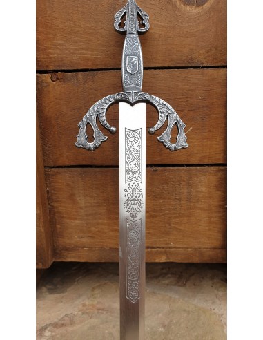 Épée Tizona Cid 56 Cm pour les mariages, cadeaux et cérémonies fabriqués à Tolède par Zetan Medieval Espadas Toledanas