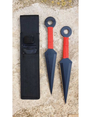 Kunais with case Two units - Zetan Medieval Store- Functional Daggers to buy online