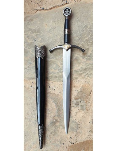 Dagger of the Crusaders with sheath 36 cm - Zetan Medieval Store- Historical Daggers