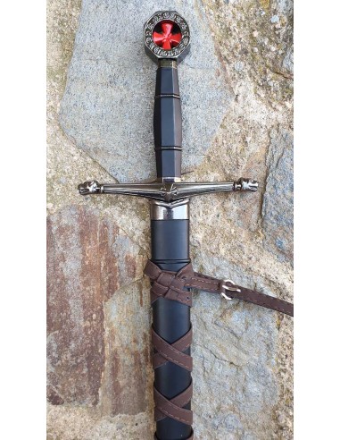 Cadet Templar Sword with scabbard by Zetan Medieval Templar swords buy online