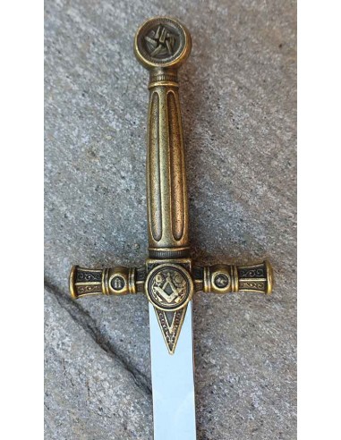 Masonic Mini Sword Letter Opener 21 cm by Zetan Medieval Letter openers and Mini swords buy online