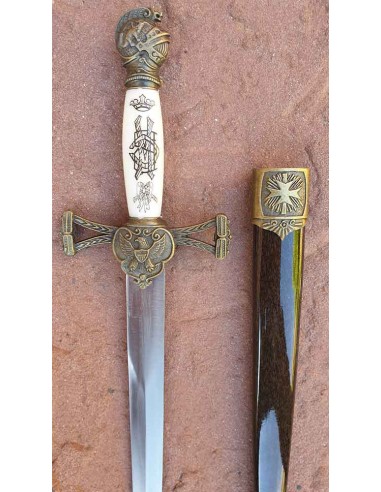 Medieval Dagger Helmet with Sheath 35 cm - Zetan Medieval Store- Medieval Daggers and Fantasy