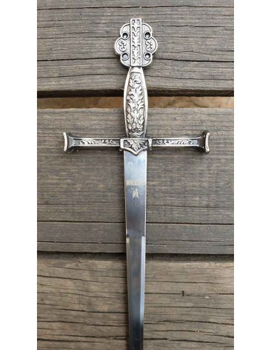 Letter Opener Catholic Monarchs Silver by Zetan Medieval Letter openers and Mini swords buy online