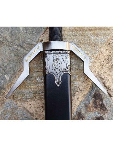 Spada d´argento Geralt di Rivia di Zetan Medieval Spade fantasy acquista online