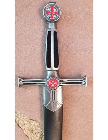 Épée templière en argent de luxe, cadet de Zetan Medieval Épées templières acheter en ligne