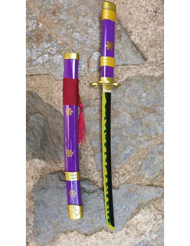 Katana de One Piece Enma de Zoro couleur lilas - Magasin médiéval Zetan- Katanas One Piece acheter en ligne