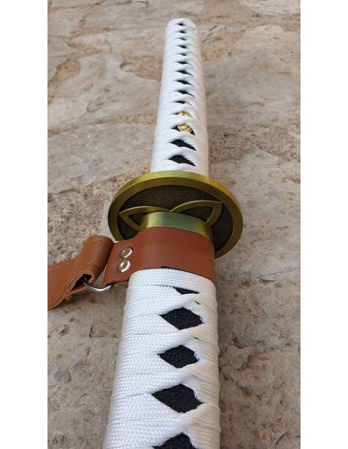 Katana decorativa blanca y marrón -Loja Zetan Medieval - Katanas The Walking Dead comprar on-line