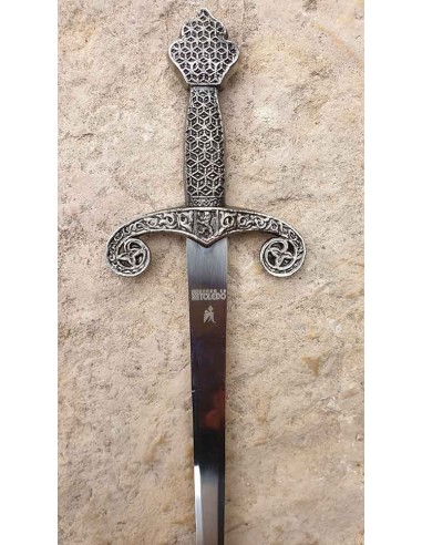 Letter Opener Alfonso X Silver by Zetan Medieval Letter openers and Mini swords buy online