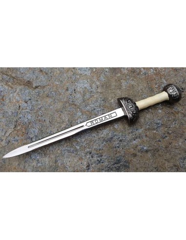 Kleines Römisches Schwert 16 Cm Silber  von Zetan Medieval Piparter- und Mini -Schwerter online kaufen