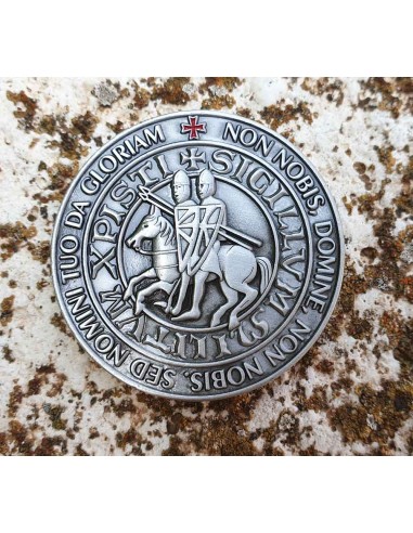 Old Silver Knights Templar Coin by Zetan Medieval Online store in Coins