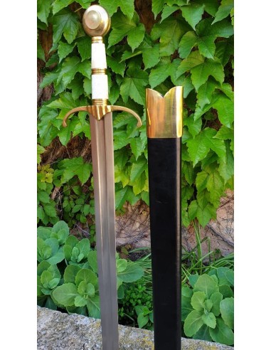 Maximilian I sword with scabbard by Zetan Medieval Historical swords buy online