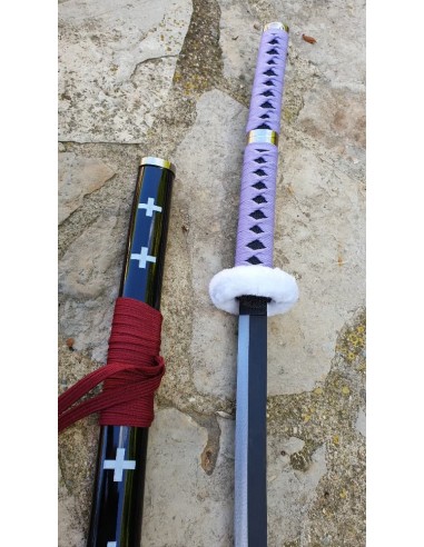 Katana de Trafalgar avec manche violet - ONE PIECE