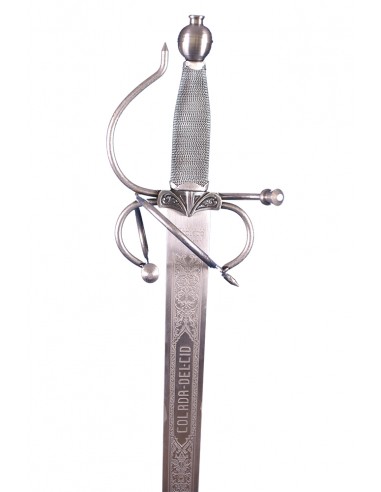 Épée Colada Del Cid Rustique 76 Cm pour les mariages, cadeaux et cérémonies fabriqués à Tolède par Zetan Medieval Espadas Toleda