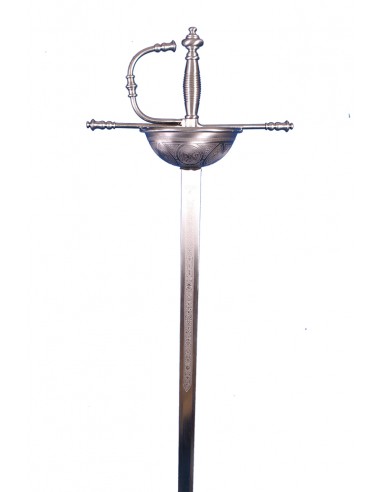 Épée Tizona Argent 104 Cm pour les mariages, cadeaux et cérémonies fabriqués à Tolède par Zetan Medieval Espadas Toledanas