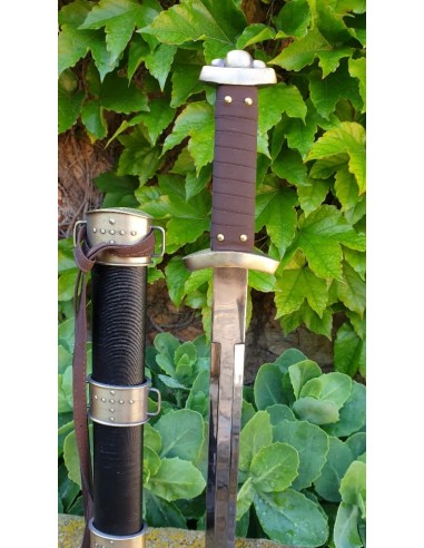 Spada vichinga con fodero, 88 cm di Zetan Medieval Vichinghi e spade celtiche acquista online