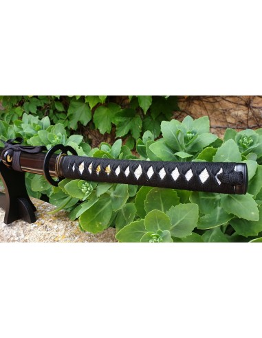 Funktionelles Übungs-Katana aus Damaststahl - Zetan Medieval Store- Funktionelle Katanas online kaufen