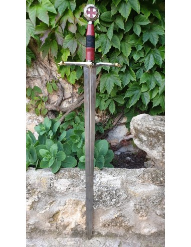 Sky Knights Sword Silver by Zetan Medieval Templar swords buy online