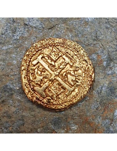 2 Escudos gold coin by Zetan Medieval Online store in Coins