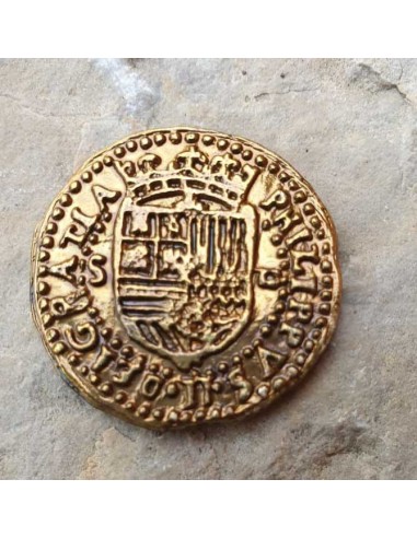 goldene Dublonenmünze von Zetan Medieval Online-Shop in Münzen