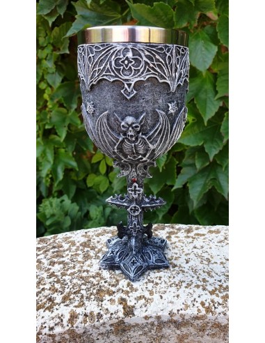 Medieval Goblet Bat 18 Cm. by Zetan Medieval Online store in Chalice and cups