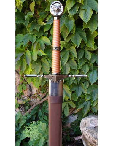 Replica Geralt Steel Sword in Brown - The Witcher di Zetan Medieval Spade fantasy acquista online