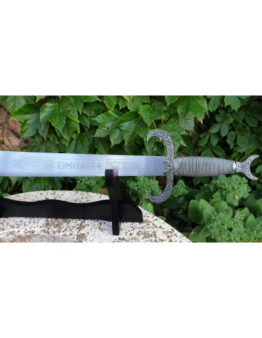 Cimeterre Argent 73 Cm pour les mariages, cadeaux et cérémonies fabriqués à Tolède par Zetan Medieval Espadas Toledanas