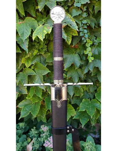 Espada Geralt de Rivia The Witcher Wildhunt 105 cm com bainha por Zetan Medieval Espadas Fantasia compre online