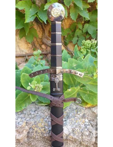 Espada medieval cadete com vainha por Zetan Medieval Espadas Fantasia compre online