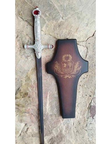 Hache médiévale en latex de bûcheron pour GN, 85 cm. ⚔️ Boutique Épées