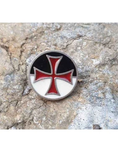 Broche Croix Templière 1 par Zetan Medieval Boutique en ligne dans  Templiers