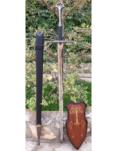 Espada Anduril de Aragorn com bainha e display 135 cm