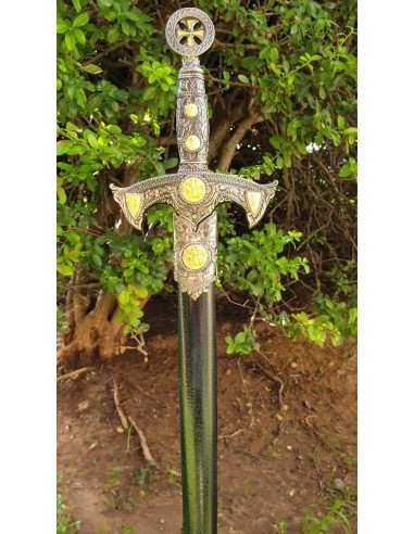 Espada Templarios Cadete con Funda 78 cm