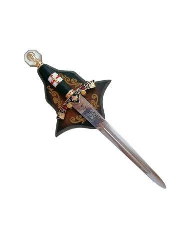 Templar Dagger 41 Cm With Board