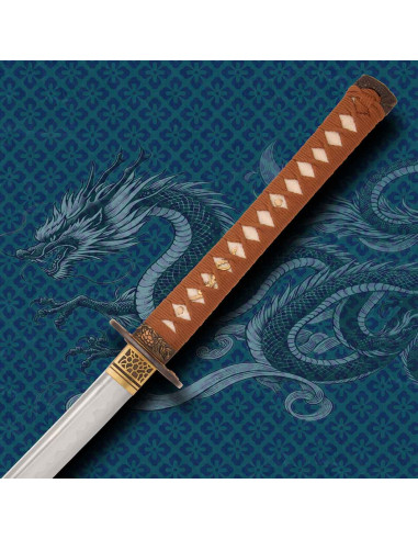 Katana de samouraï authentique fait à la main de Zetan Medieval