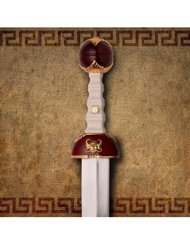 Collector's gladius sword and Roman reenactment