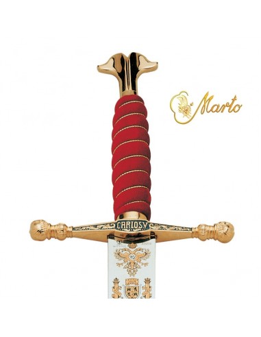 Charles V Greatsword em ouro para Casamentos, Presentes e Cerimônias feitas em Toledo por Marto