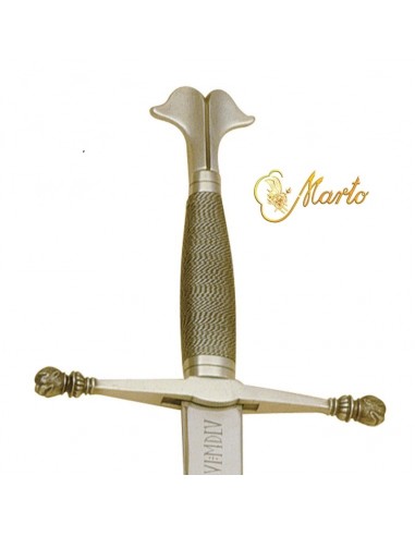 Carlos V Sword in Silver for Weddings and Ceremonies made in Toledo by Marto