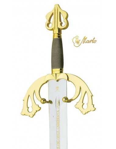 Tizona Cid Sword in Gold for Weddings and Ceremonies made in Toledo by Marto