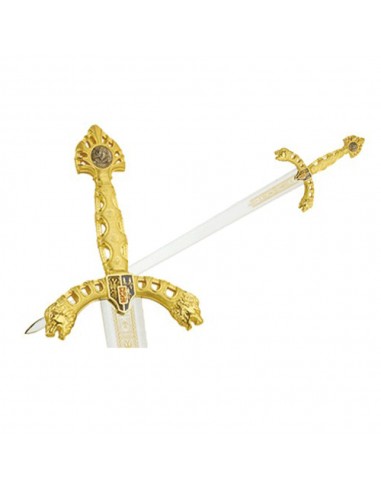 Roland Sword Durendal Gold for Weddings and Ceremonies made in Toledo by Marto