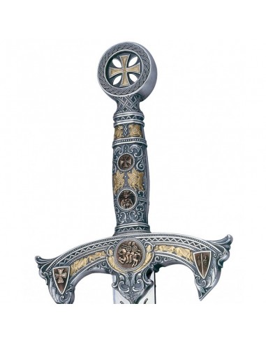 Templar Sword in Silver for Weddings and Ceremonies made in Toledo by Marto