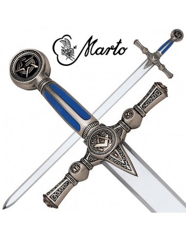 Sword of the Masons in Silver by Zetan Medieval Masonic swords buy online